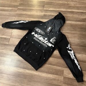 BLACK HELLSTAR HOODIE